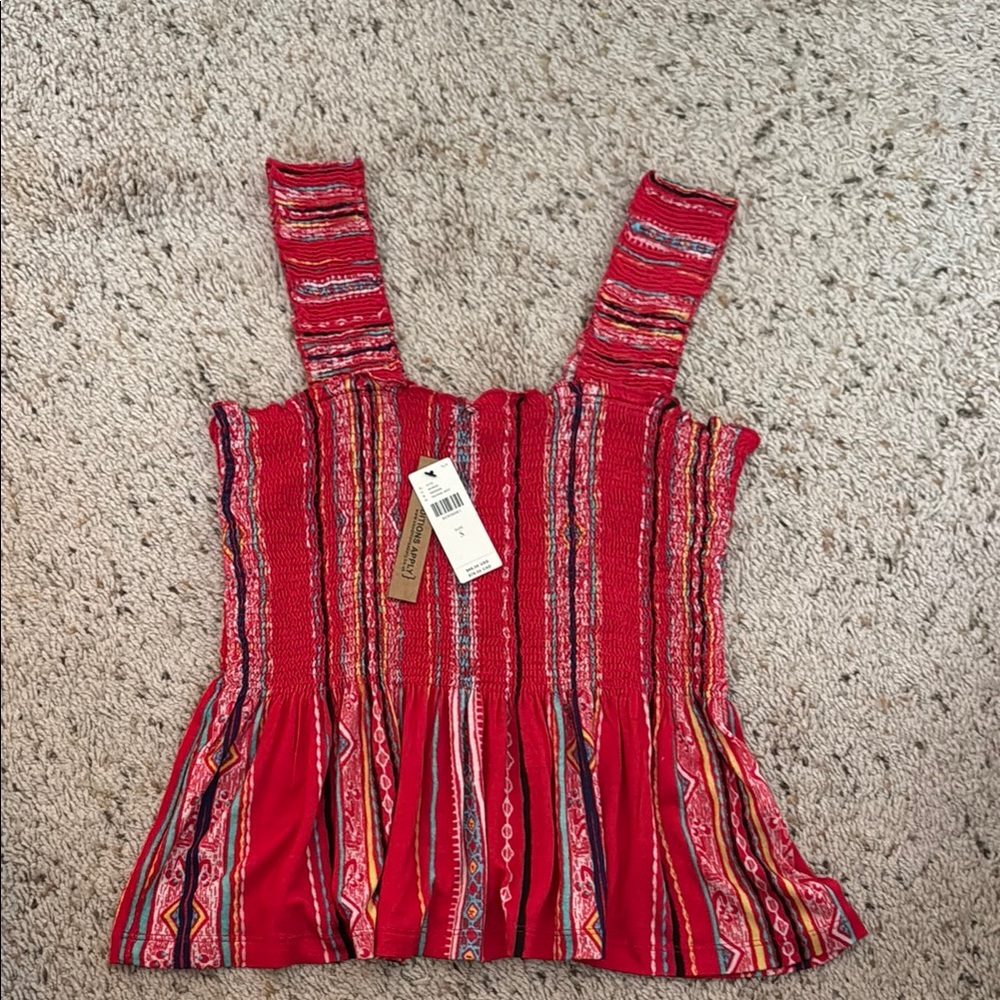 Anthropologie Colorful Striped Women's Top